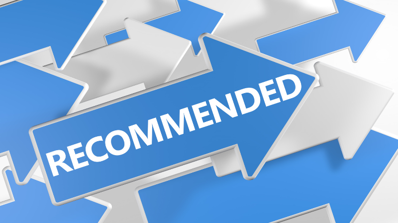 Recommended 矢印